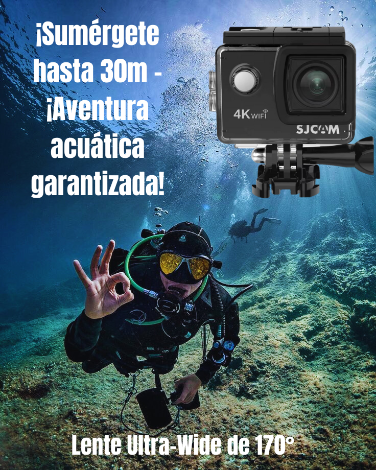 MYPOV Explorer 4K: Cámara de Acción Ultra HD para Aventuras Extremas (Modelo: SJ4000 AIR)