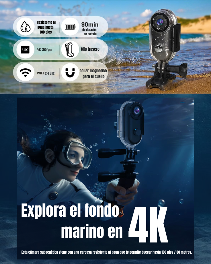 MYPOV MiniPulse 4K - Tu Aliada Compacta de Aventuras