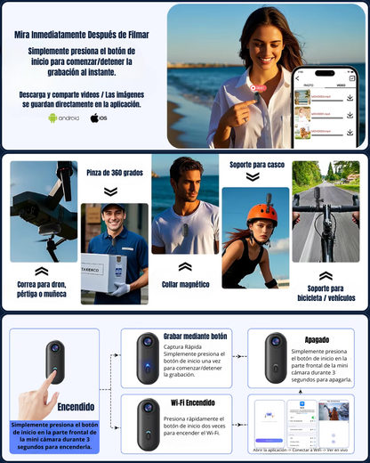 MYPOV MiniPulse 4K - Tu Aliada Compacta de Aventuras